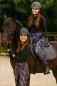 Preview: Reitleggings "Starlight blue" mit High Grip